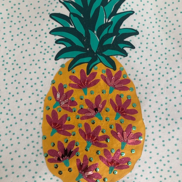 Du Pareil pineapple sequin t-shirt - Picture 1 of 3